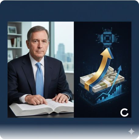 이곳에 관련 이미지 삽입: 케빈 워시의 사진 또는 쿠팡 뉴욕 증시 상장 당시의 상징적인 장면