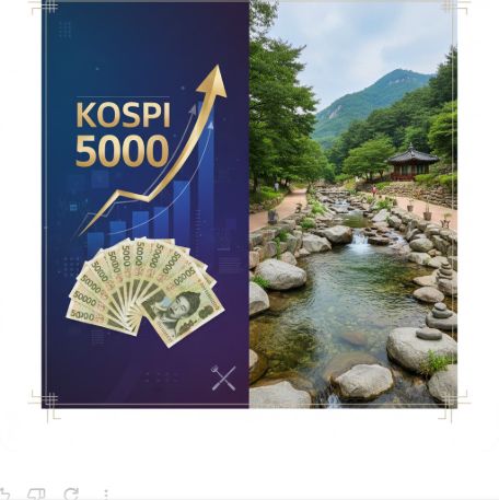 이곳에 관련 이미지 삽입: '코스피 5000' 혹은 '계곡 정비' 등 과거 성과를 강조하는 상징적 인포그래픽