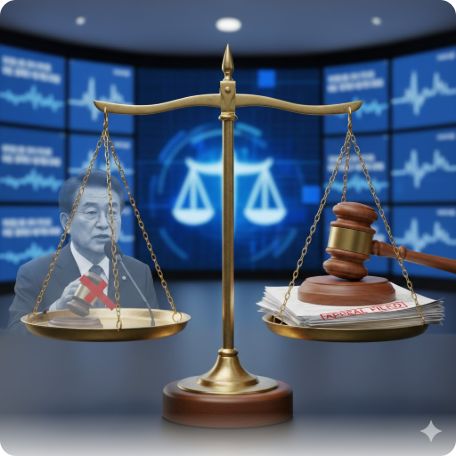 이곳에 관련 이미지 삽입: 과거 이재명 대통령의 발언(검찰 항소 비판)과 현재 특검의 항소 결정을 대비시킨 뉴스 화면