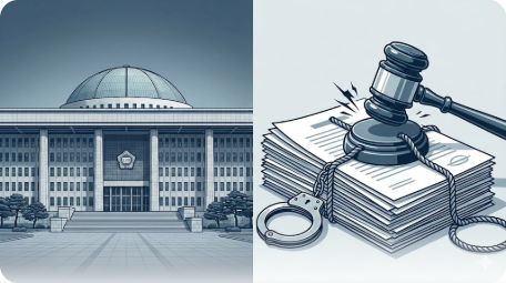 이곳에 관련 이미지 삽입: 국회의사당 전경 또는 검찰/경찰의 구속영장 청구를 상징하는 삽화