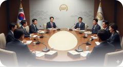 이곳에 관련 이미지 삽입: 고위 당정 협의회 장면이나 김민석 총리, 강훈식 실장의 인물 사진