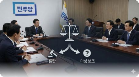 이곳에 관련 이미지 삽입: 민주당 지도부 회의 장면 또는 특검 추천 관련 논란을 정리한 인포그래픽