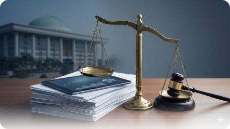 이곳에 관련 이미지 삽입: '내로남불'을 상징하는 저울 이미지 또는 고위 공직자들의 해외 주식 보유 리스트 요약표