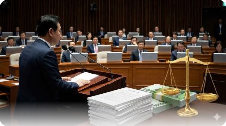 이곳에 관련 이미지 삽입: 상속세 논란과 관련된 뉴스 헤드라인 또는 국회 발언 장면